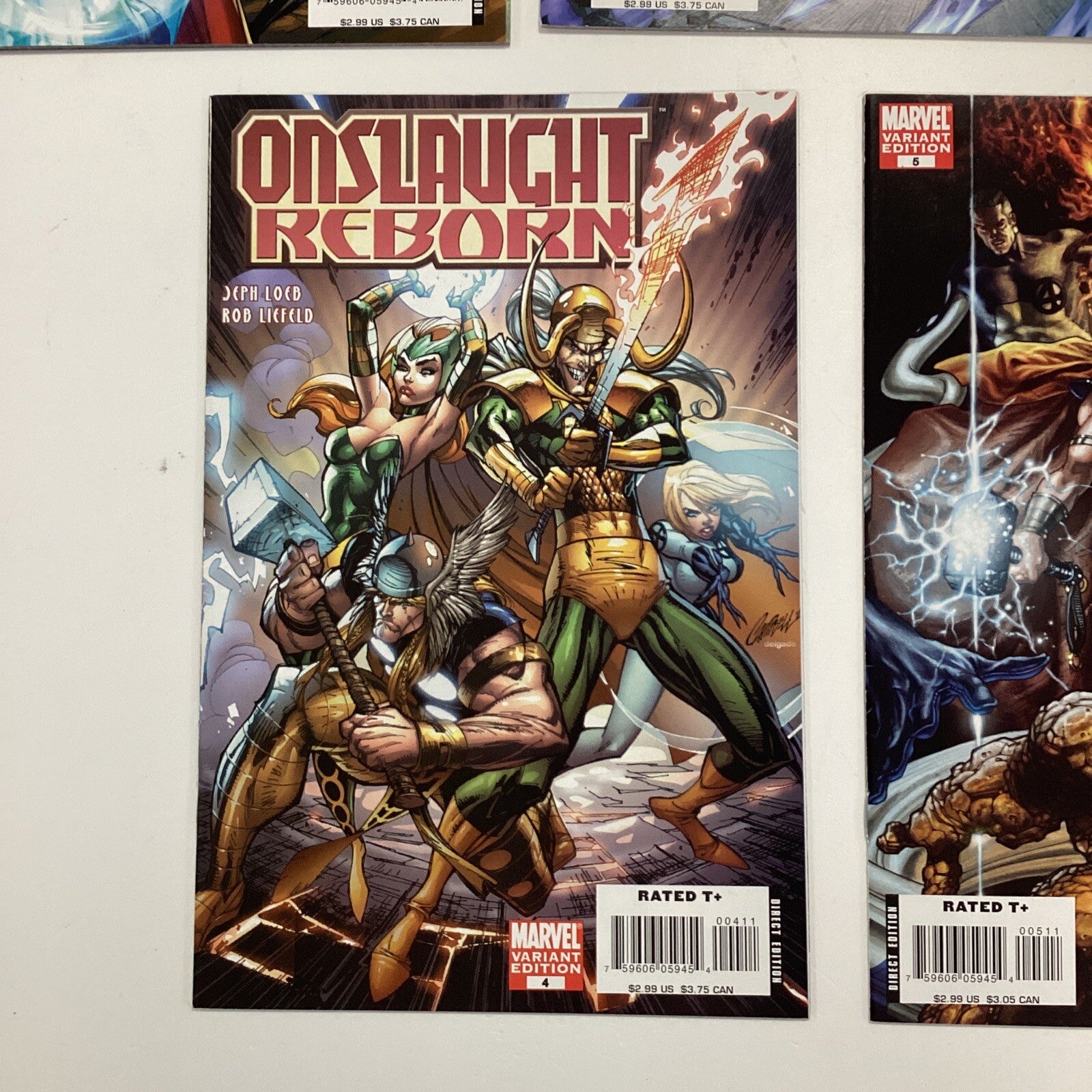 Onslaught Reborn #1-5 2007 Avg. VF+ All variant Covers4