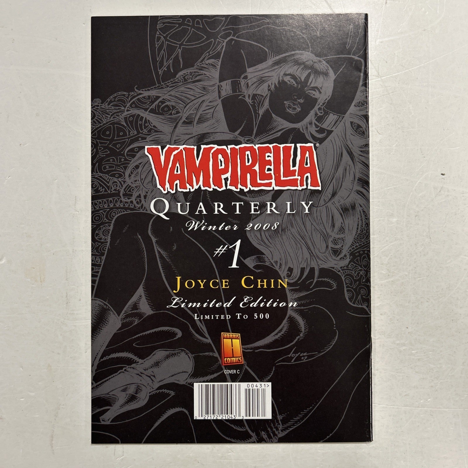 Vampirella Quarterly #1 2008 VF Joyce Chin Limited Collector's Exlcusive Of 5006