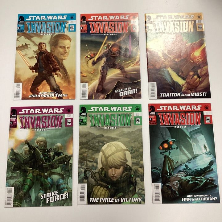 Star Wars Invasion Rescues #1-6 2010 VF/NM Complete Set Dark Horse