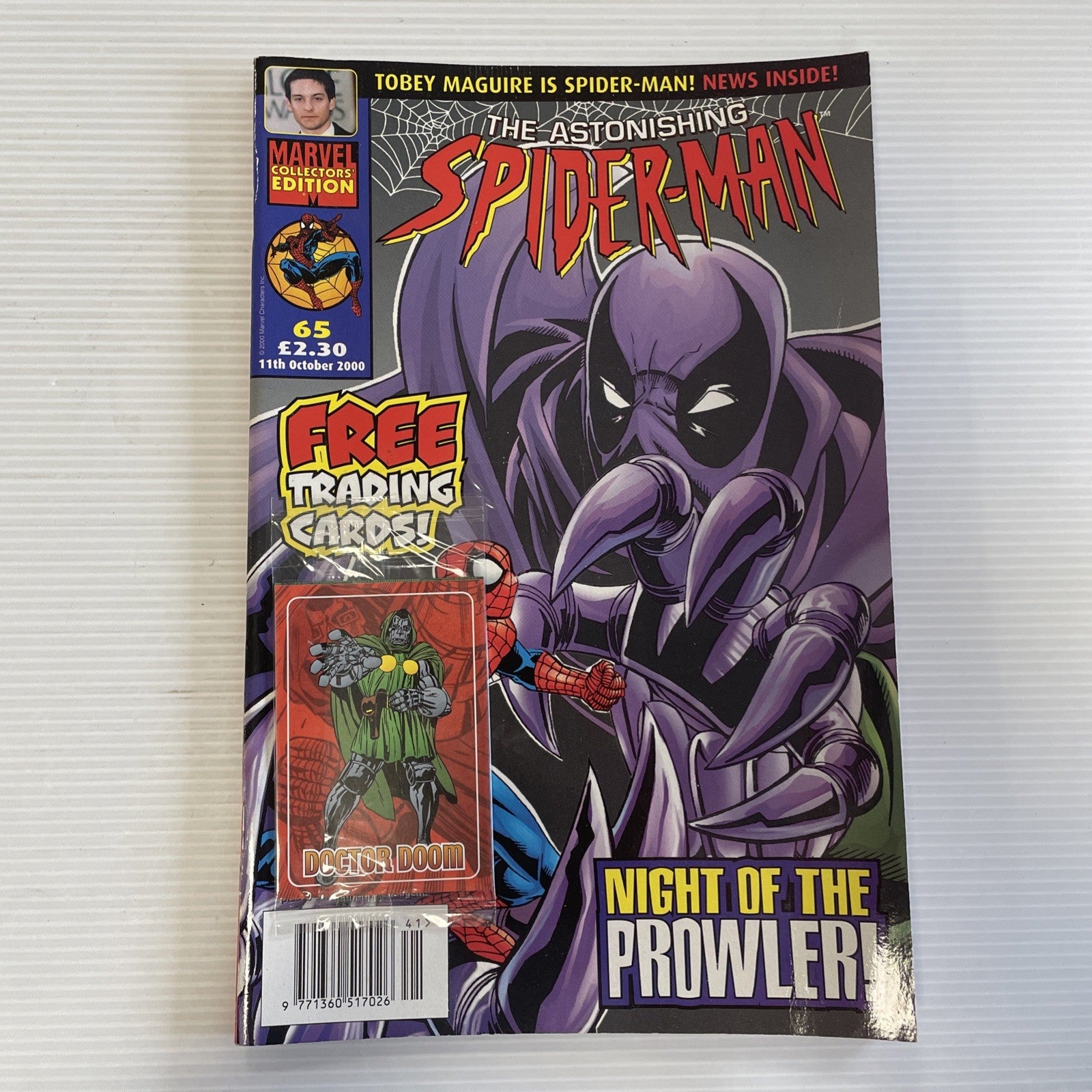 Astonishing Spider-Man #65 2000 VF- UK Marvel Panini Inc. Free Gift Card0
