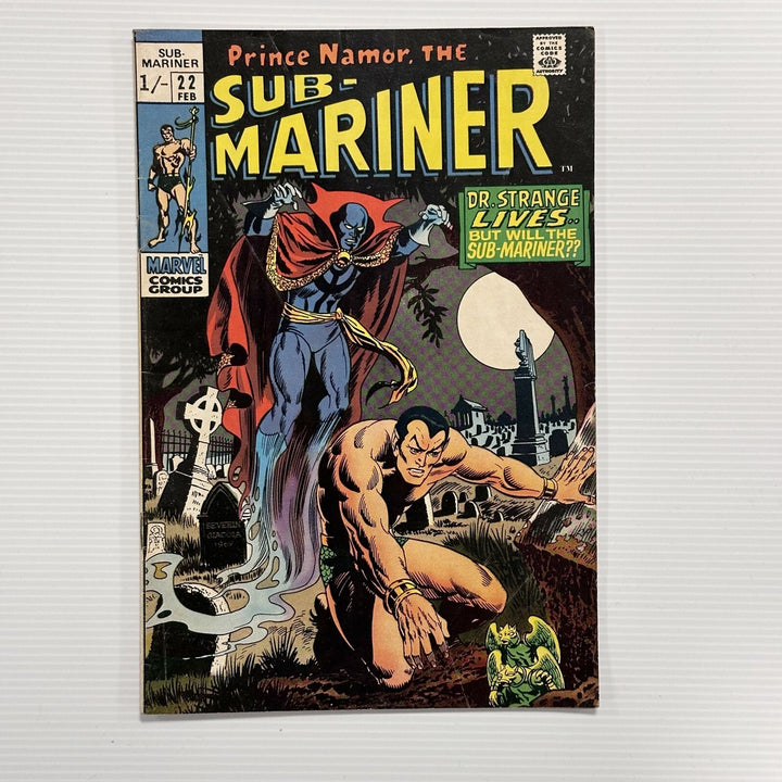 Sub-mariner #22 1970 VG/FN Pence Copy0