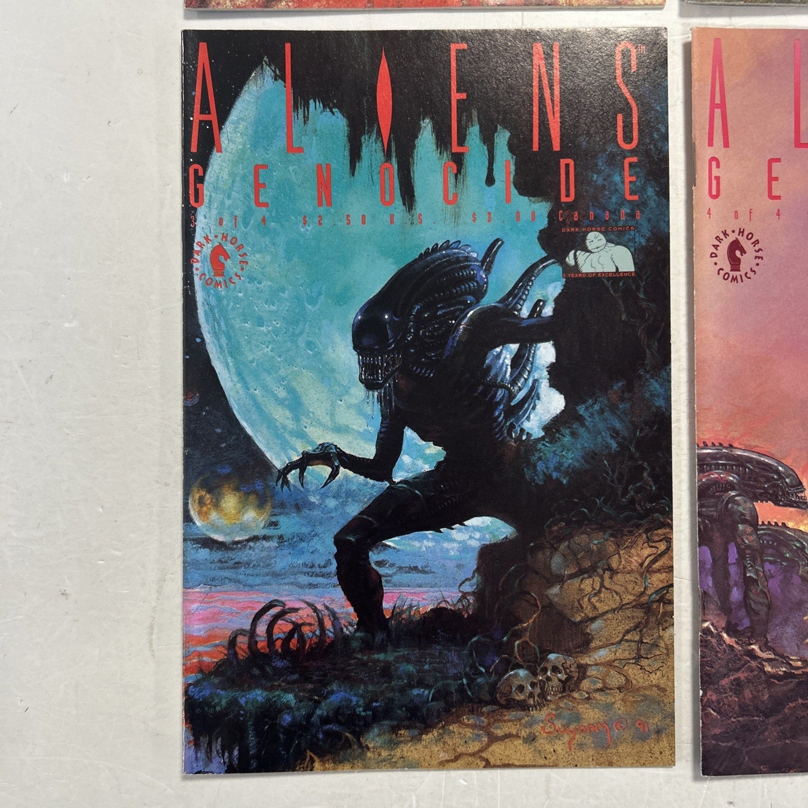 Aliens Genocide #1-4 1991 FN/VF Complete Set Dark Horse Comics3