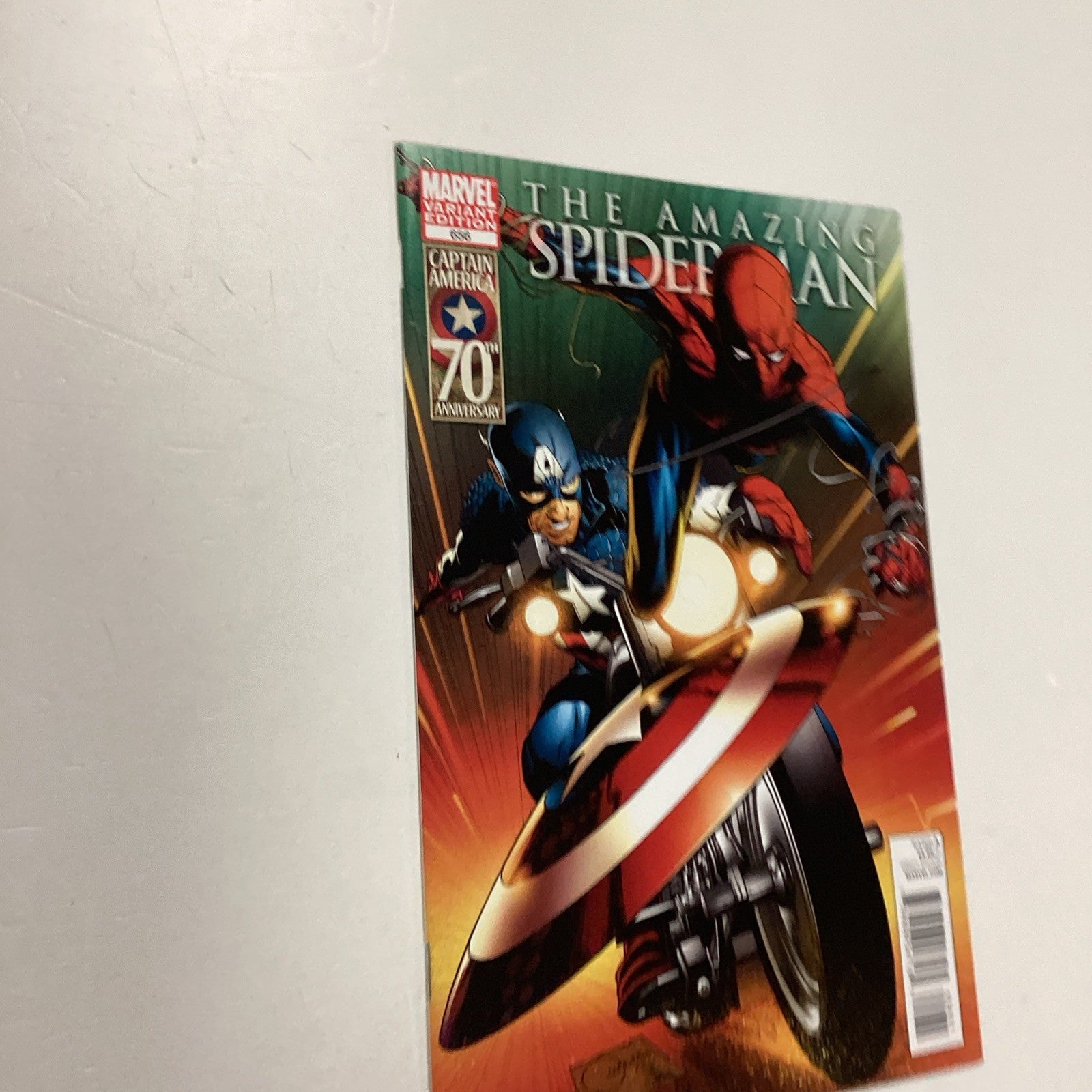 Amazing Spider-man #656 2011 NM Joe Quesada Captain America 70th Variant3