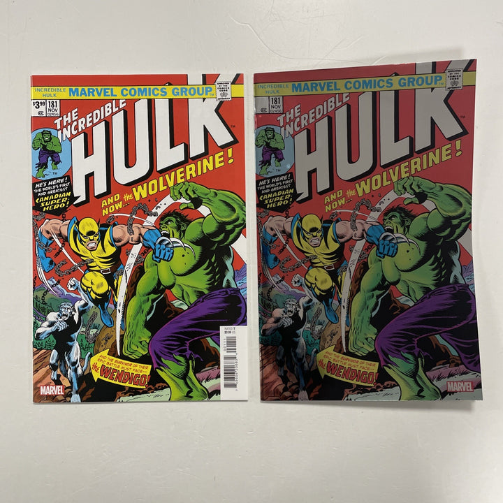 The Incredible Hulk #181 2023 NM Facsimile & Foil First Appearance of Wolverine0
