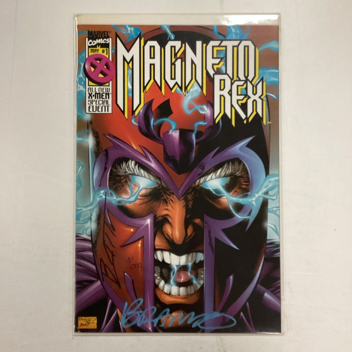 Magneto Rex #1 1999 Signed Peterson & Batt Dynamic Forces CoA 3/15000