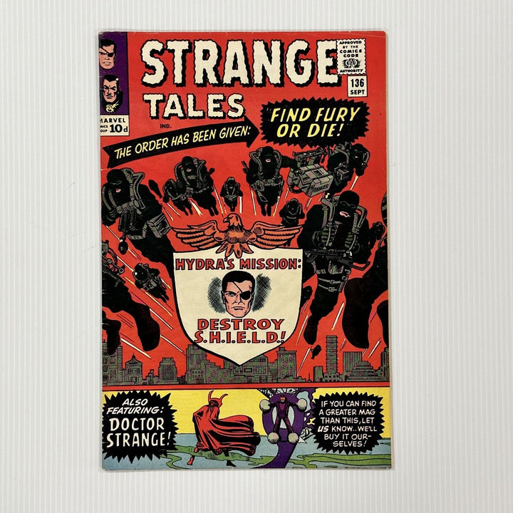 Strange Tales #136 VF 1965  Pence Copy