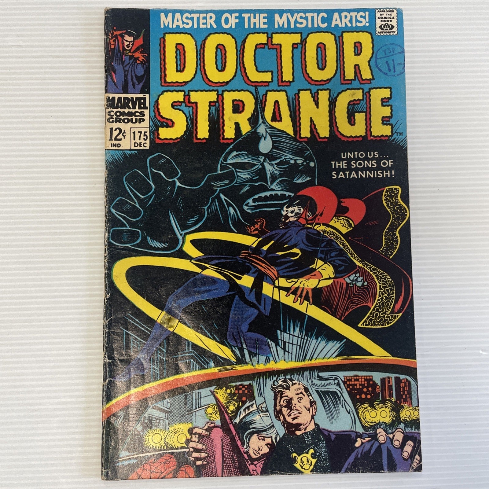 Doctor Strange #175 1968 VG- 2nd Appearance of Satannish Pence Stamp0