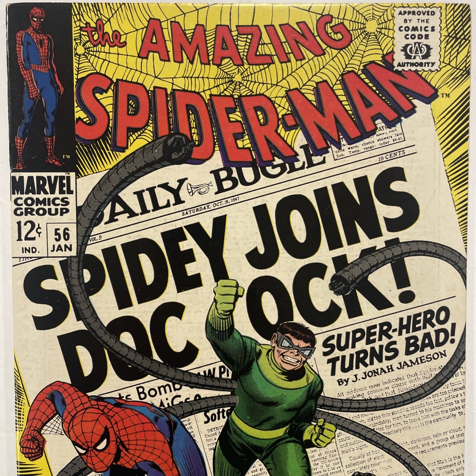 Amazing Spider-Man #56 1968 VF- 1st Appearance of Captain Stacy *See Description1