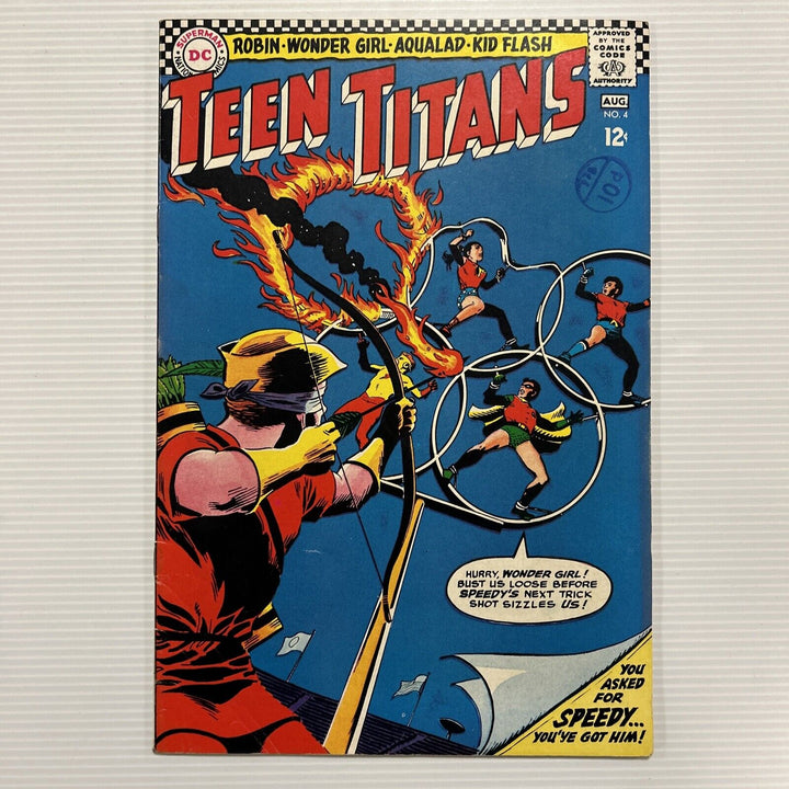 Teen Titans #4 1966 FN- Speedy Appearance