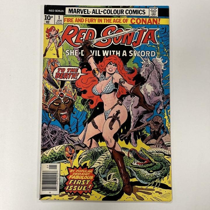 Red Sonja #1 1977 FN Pence Copy