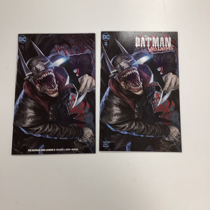 Batman Who Laughs #3 2019 NM Skan Srisuwan Trade Dress & Minimal Variant0