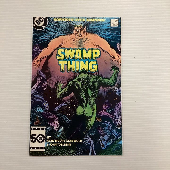 Swamp Thing #38 1985 VF- 3rd Appearance John Constantine0