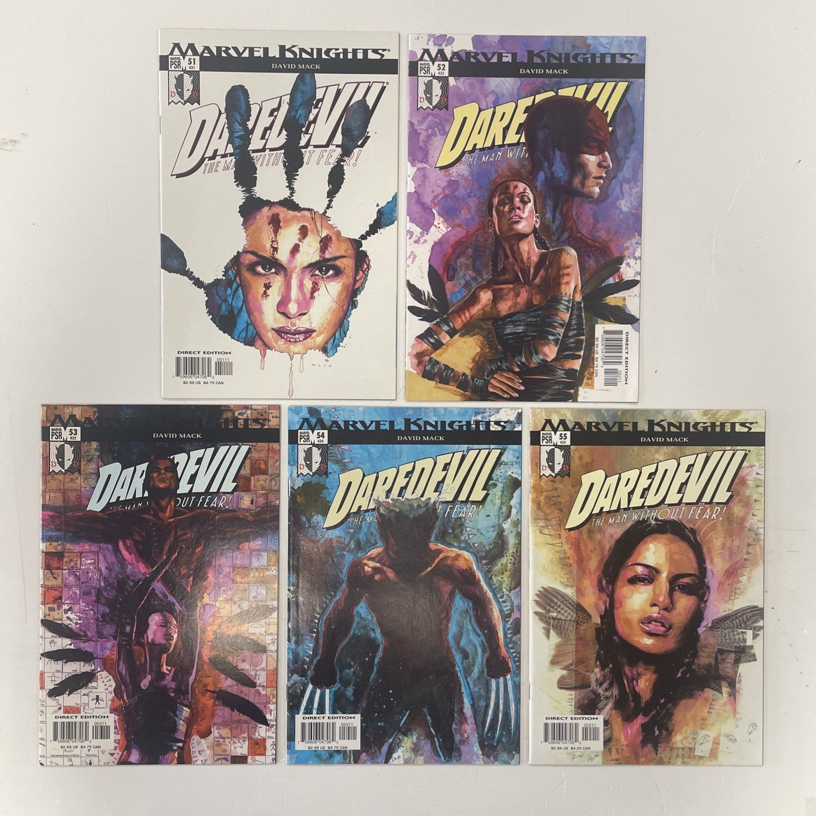Daredevil #51-55 2003 NM Echo Story Arc0