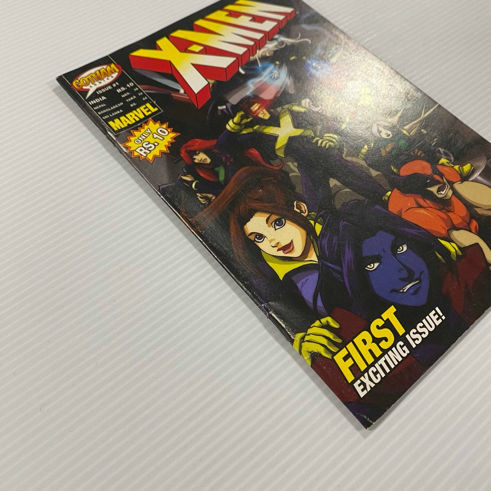 X-Men #1 2001 VF- Gotham Comics India Rare English Indian variant3