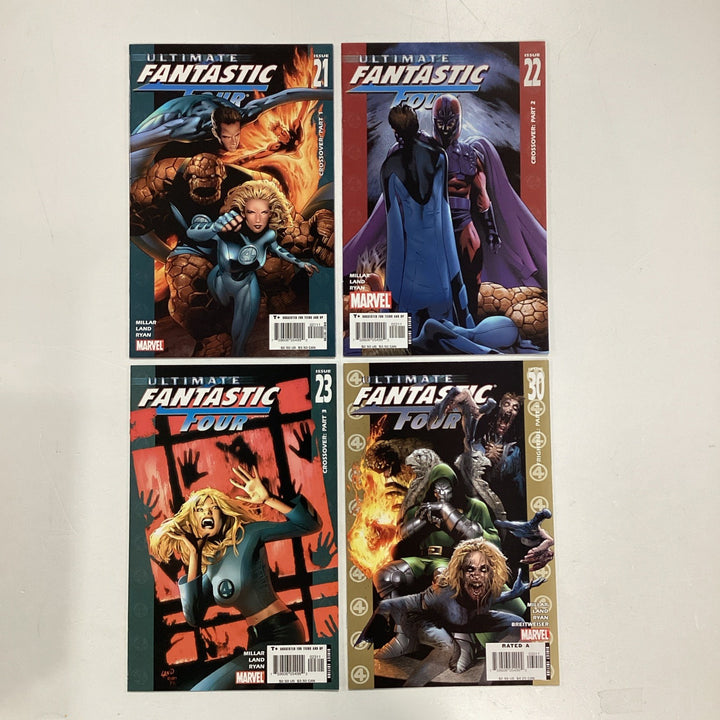 Ultimate Fantastic Four #21, #22, #23 #30 2005 NM 1st Marvel Zombies, 1st Cover0