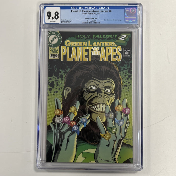 Planet of the Apes/Green Lantern #6 2017 CGC 9.8  Rivoche 1:20 Variant0