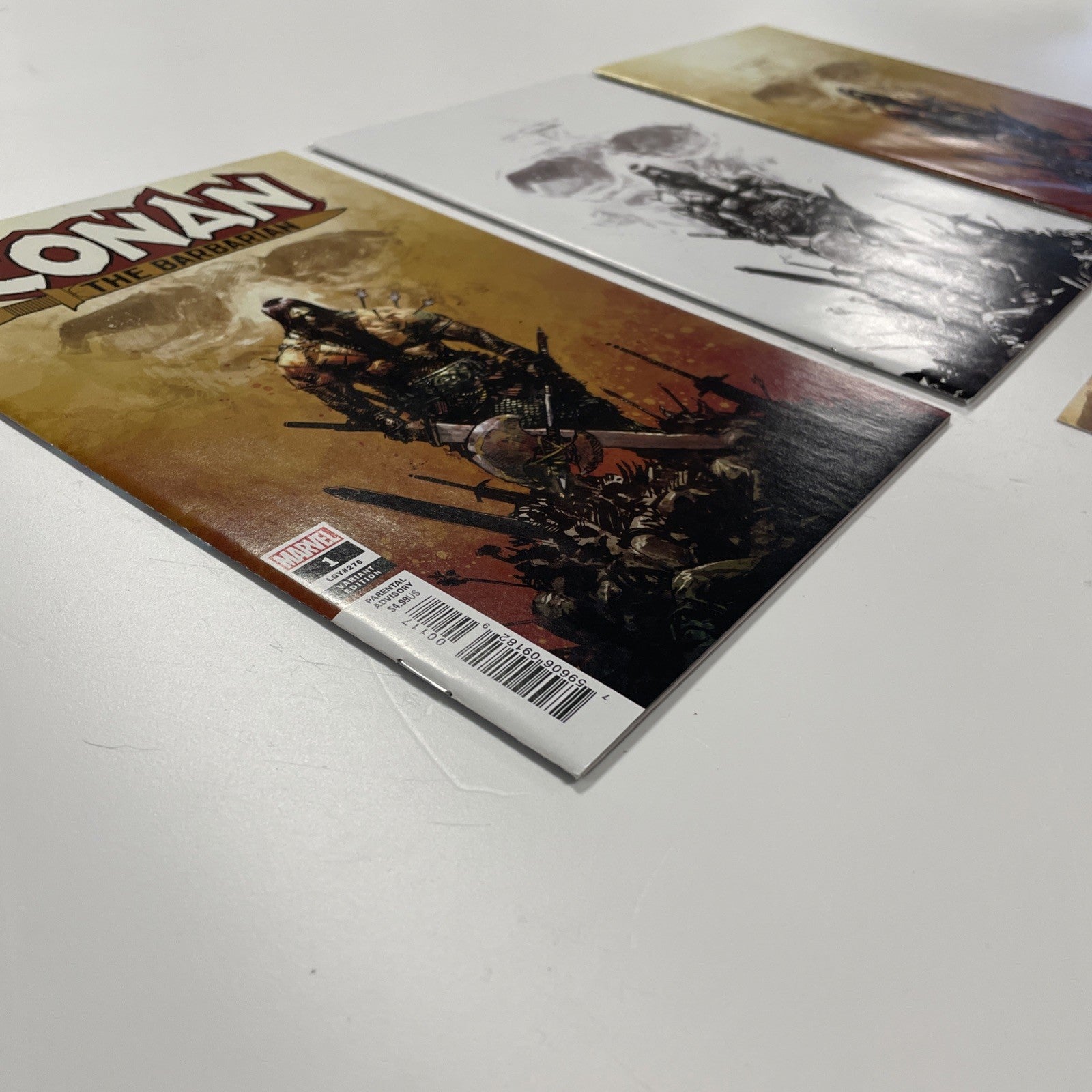 Conan The Barbarian #1 2019 NM Gerardo Zaffino Trade, Virgin and Black & White5