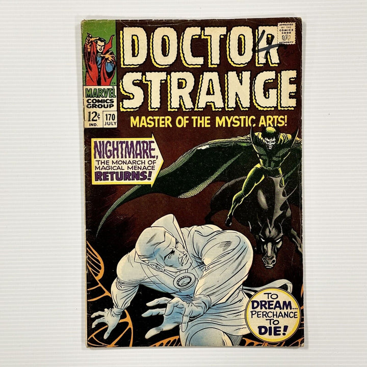 Doctor Strange #170 1969 VG Cent Copy Pence Stamp