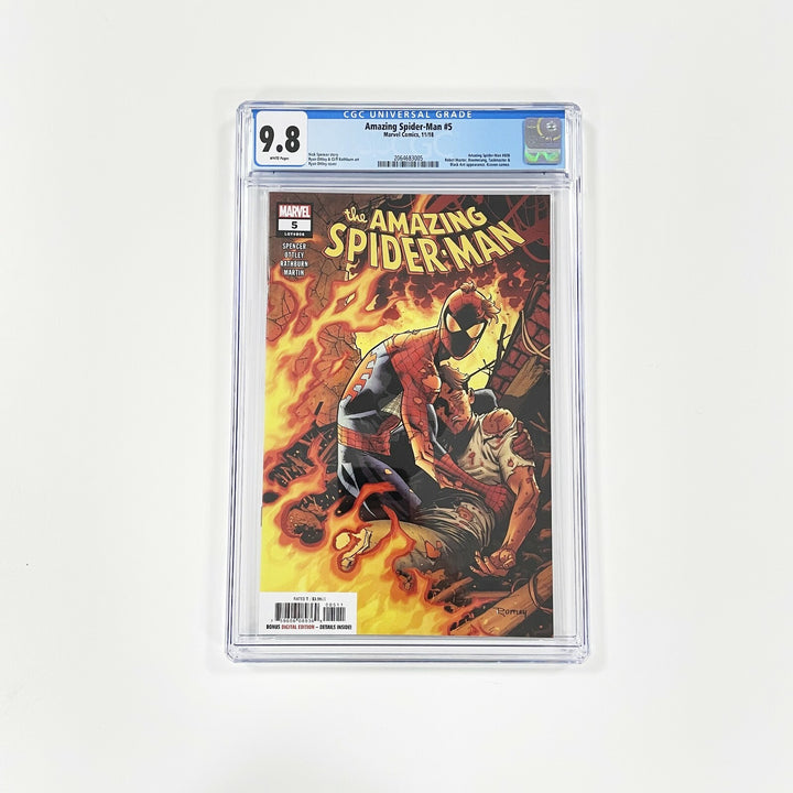Amazing Spider-Man #5 Vol. 5 Legacy #806 CGC 9.8 Slabbed Comic, 2018 Cent copy0