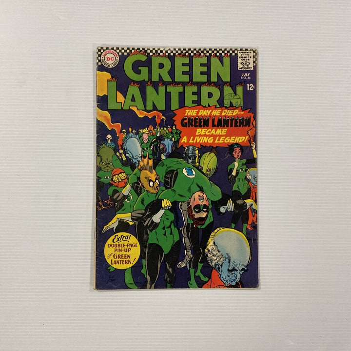 Green Lantern #46 VG Pence Stamp