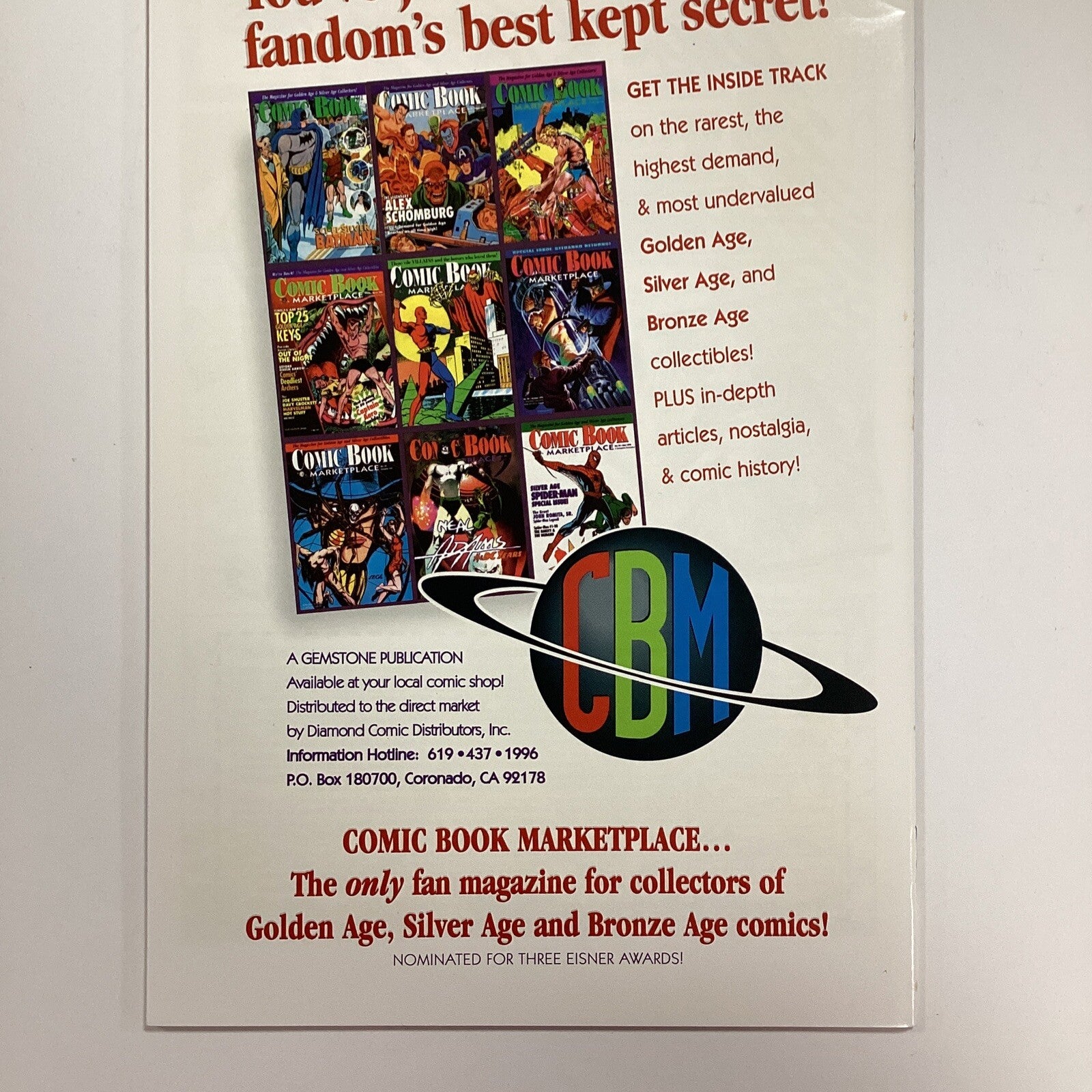 Deep Terror #1 1998 FN+ Ghostly Tales Reprint Titanic Horror ACG Comics5
