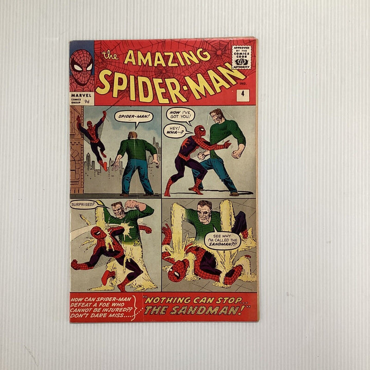 Amazing Spider-Man #4 1963 FN Pence Copy 1st appearance of Sandman