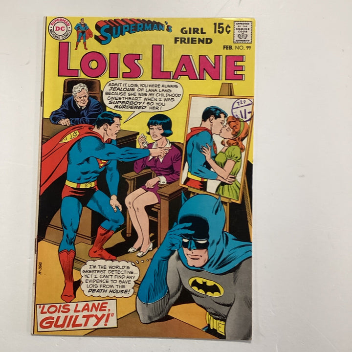 Superman's Girl Friend Lois Lane #99 1969 FN Pence Stamp0