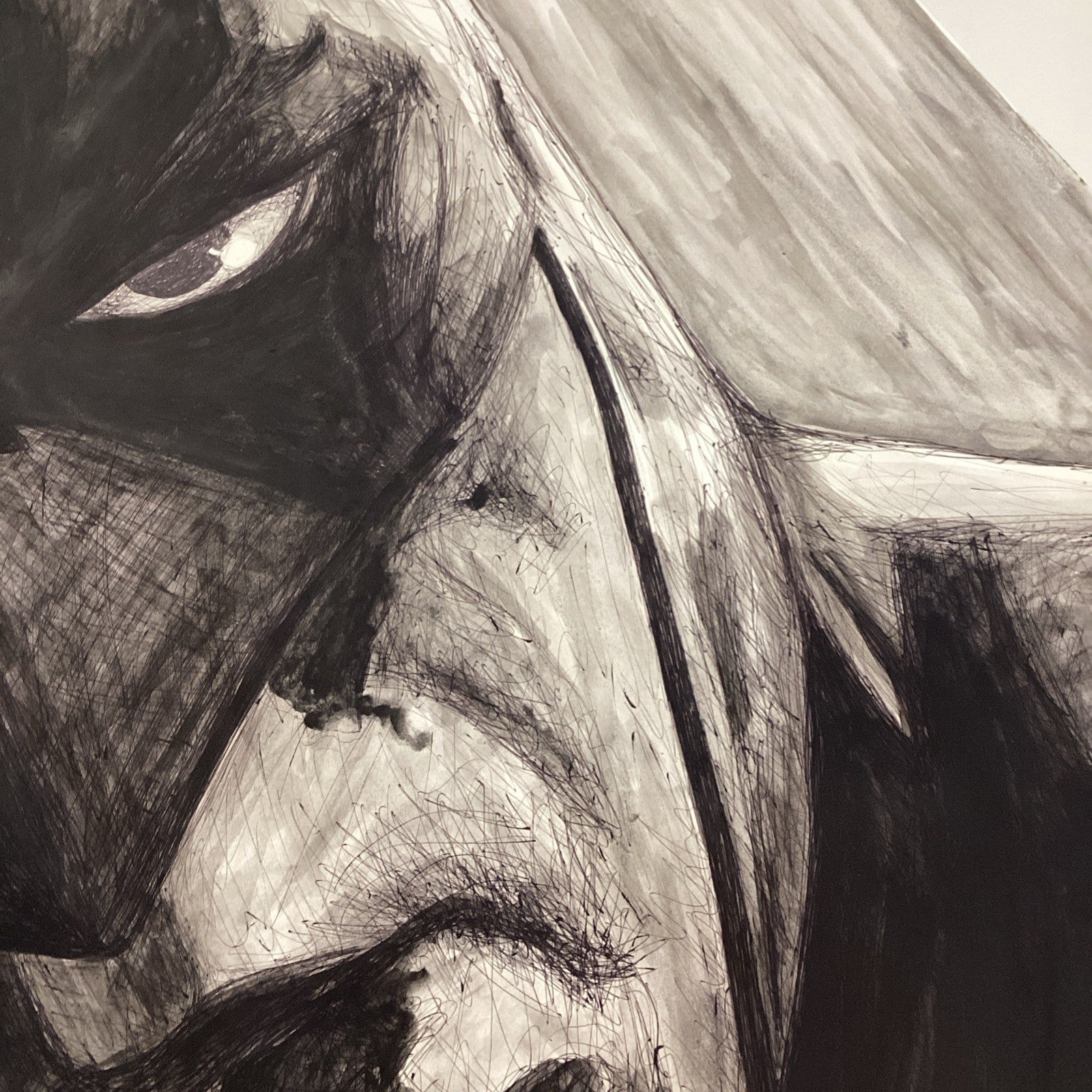Batman Original Art by Becky Knapp with COA (80x59cm)6