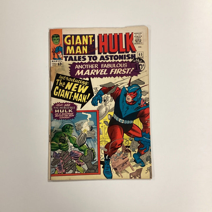 Tales To Astonish #65 1965 GD/VG New Giant Man Costume *See Descripton