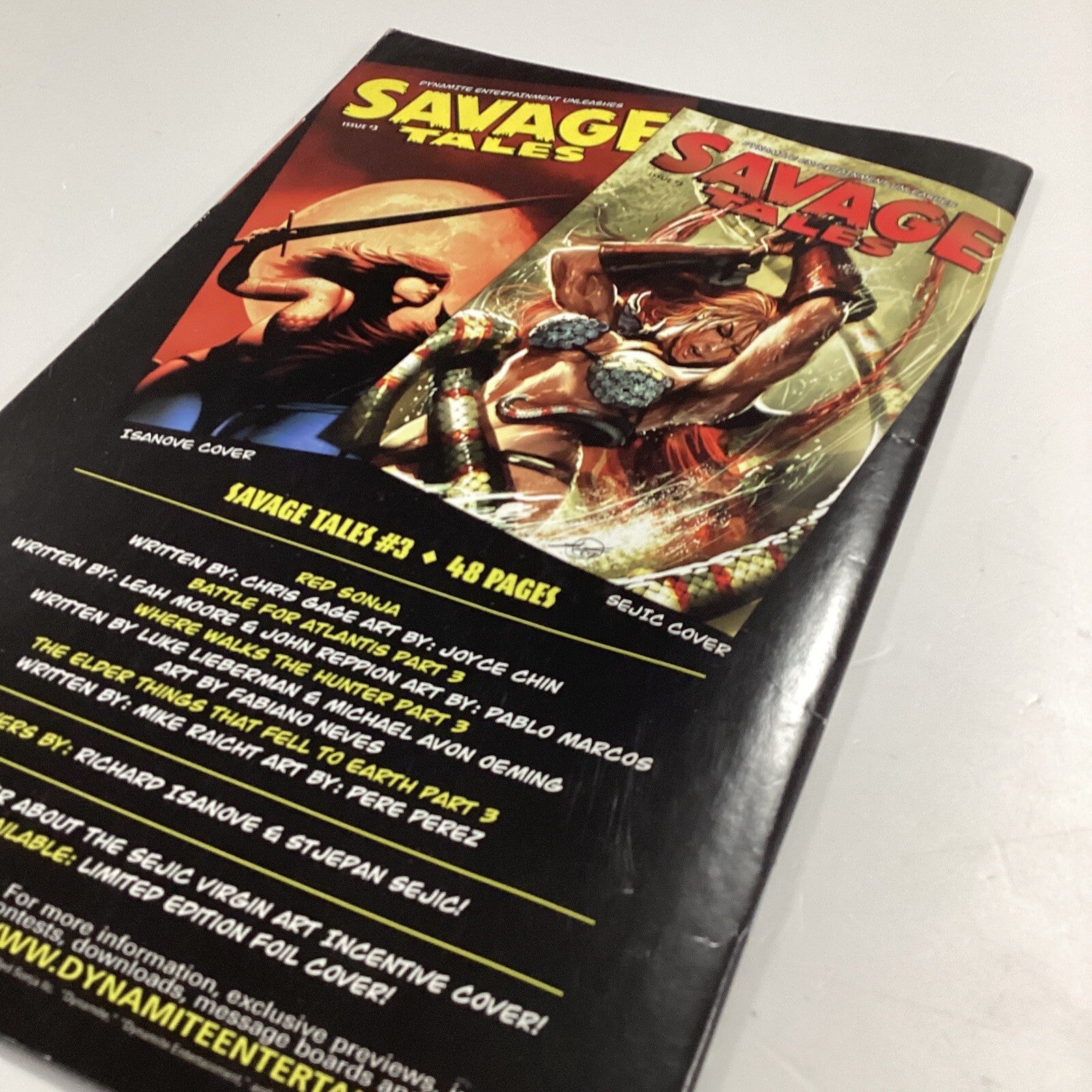 Savage Tales #2 2007 VF Stjepan Sejic Cover9