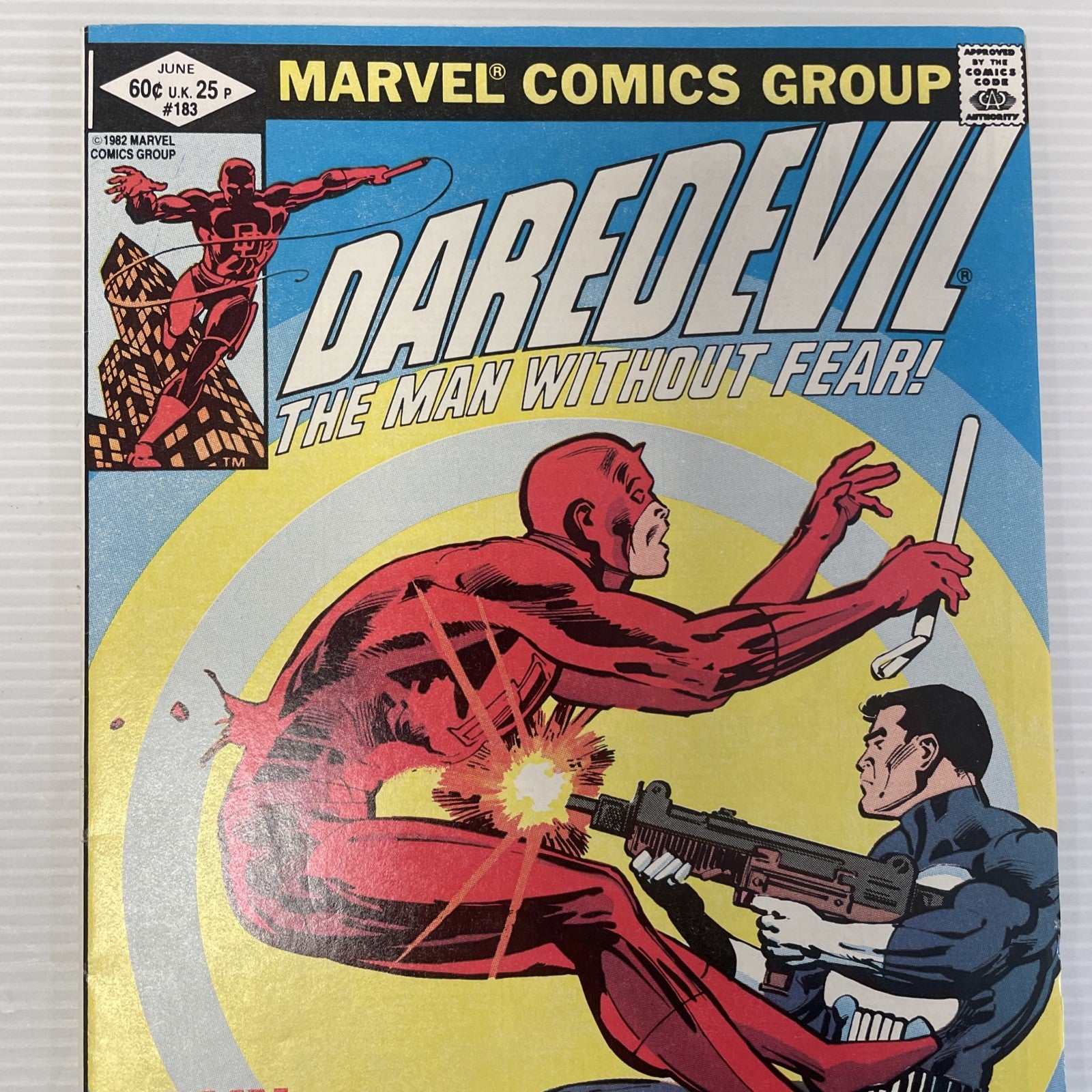 Daredevil #183 1982 VF/NM 1st Punisher vs Daredevil Frank Miller1