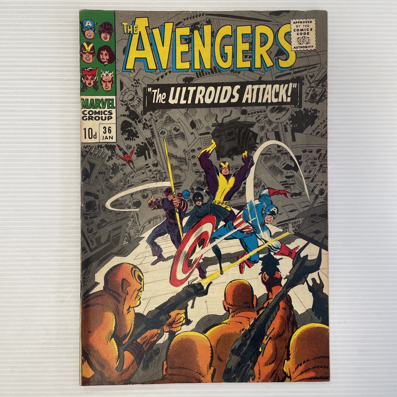 Avengers #36 1967 FN- 1st Ultrana Appearance Pence Copy0