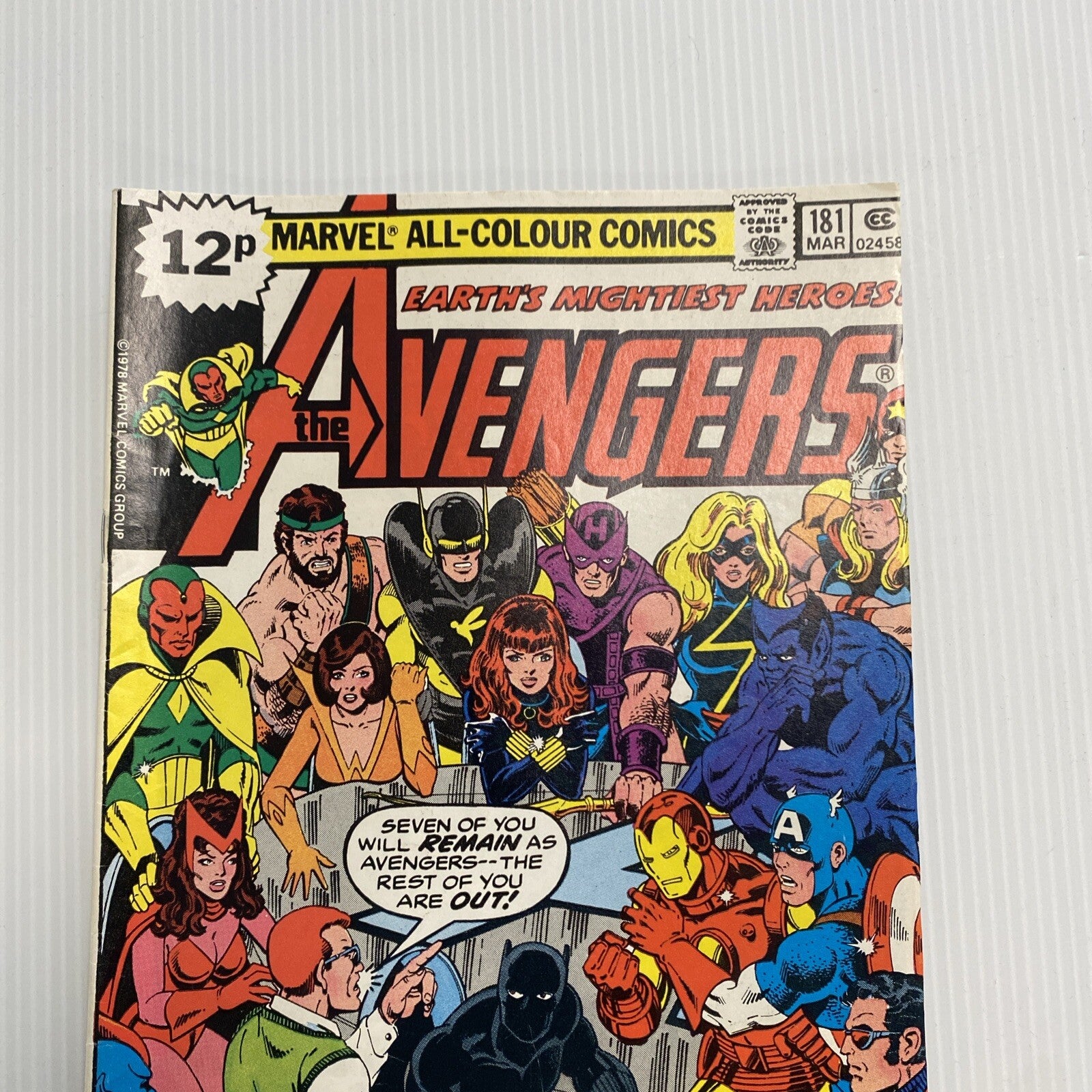 Avengers #181 1978 FN Scott Lang Ant Man Pence Copy1
