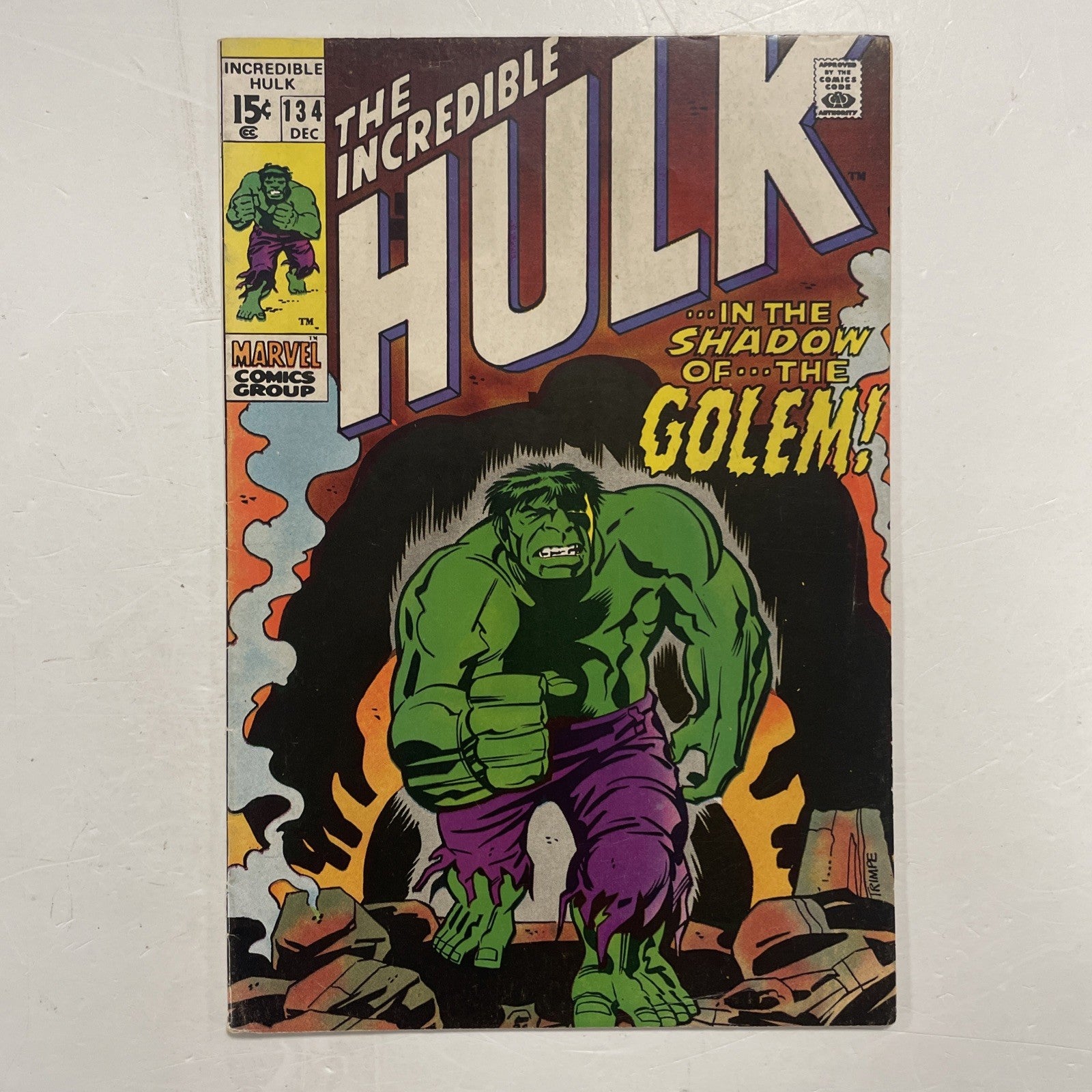 Incredible Hulk #134 1970 FN-0