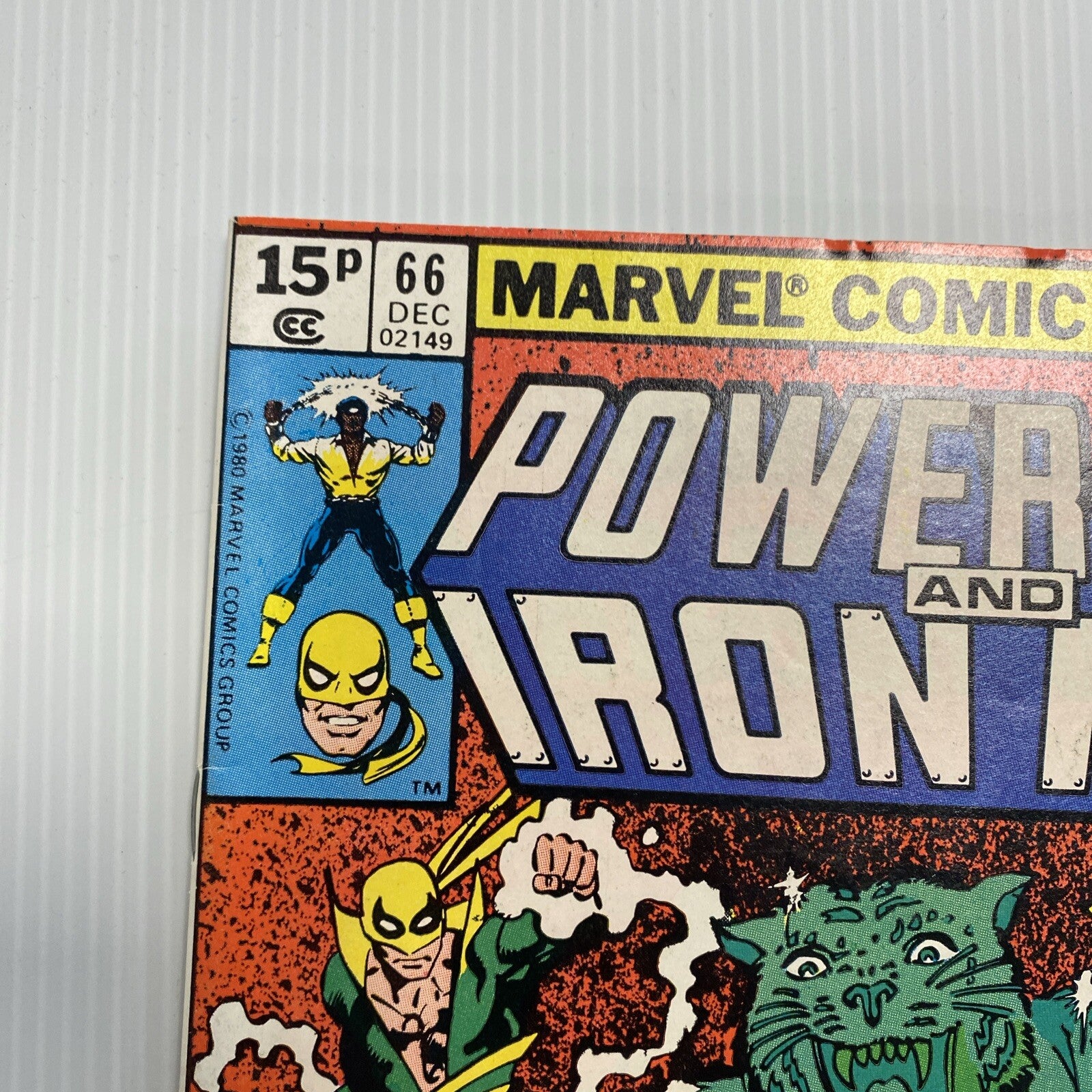 Powerman and Iron Fist #66 1980 FN/VF 2nd Appearance of Sabretooth Pence Copy5