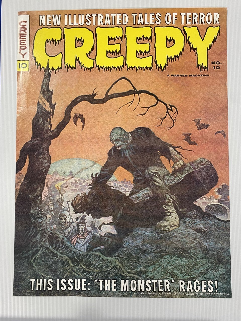 Creepy Magazine #10 poster Frank Franzetta Warren Publishing 1972 USA Original0