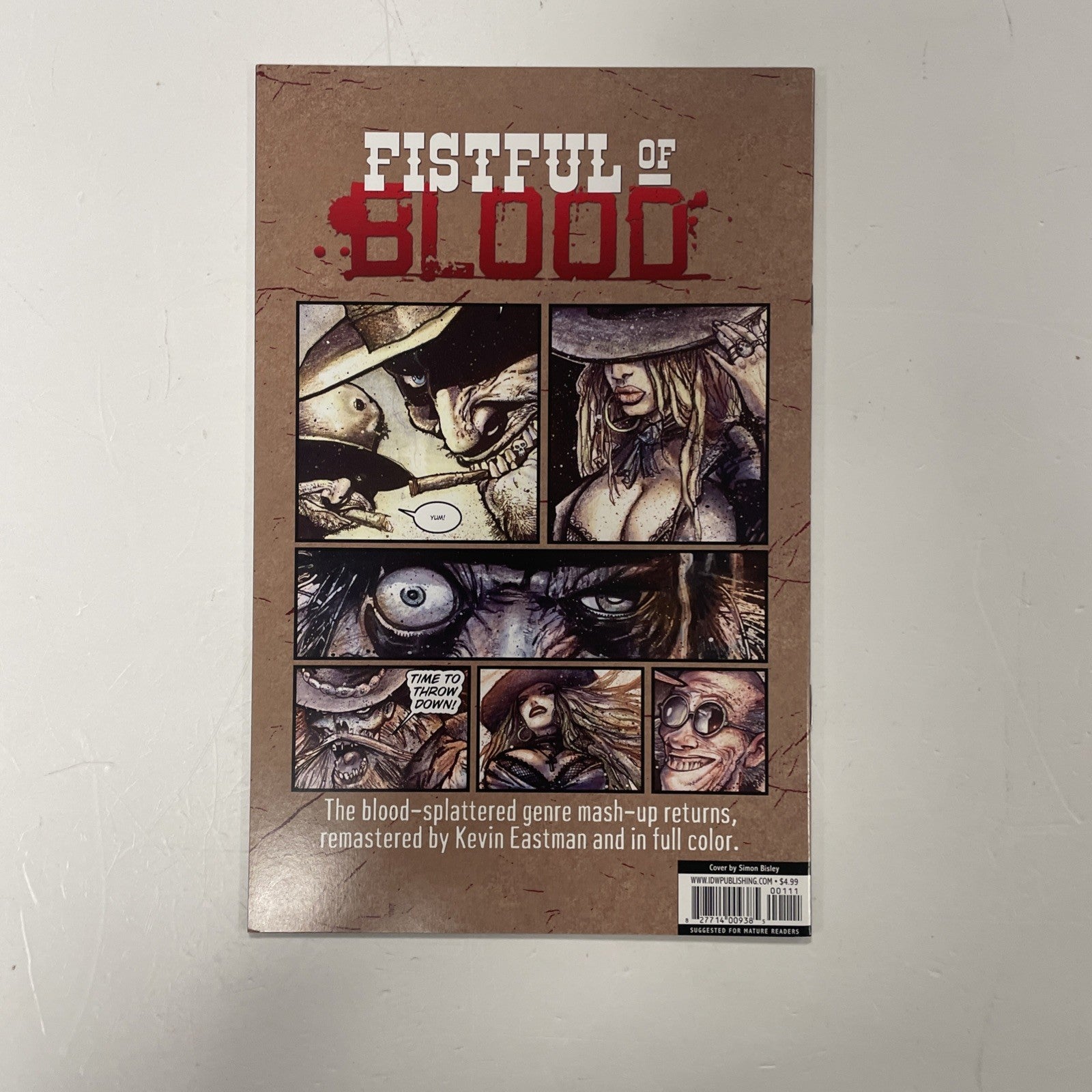 Fistful Of Blood #1 2015 NM Simon Bisley Cover IDW Comics6