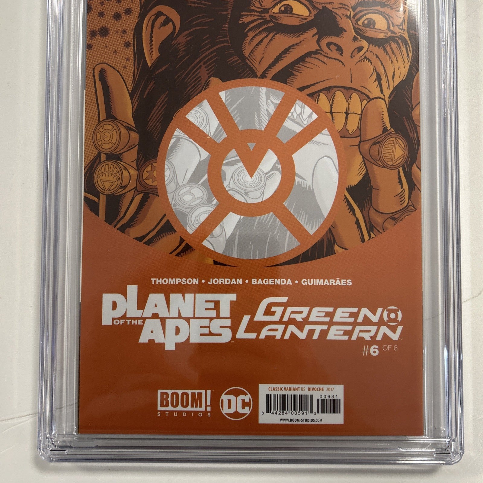 Planet of the Apes/Green Lantern #6 2017 CGC 9.8  Rivoche 1:20 Variant12