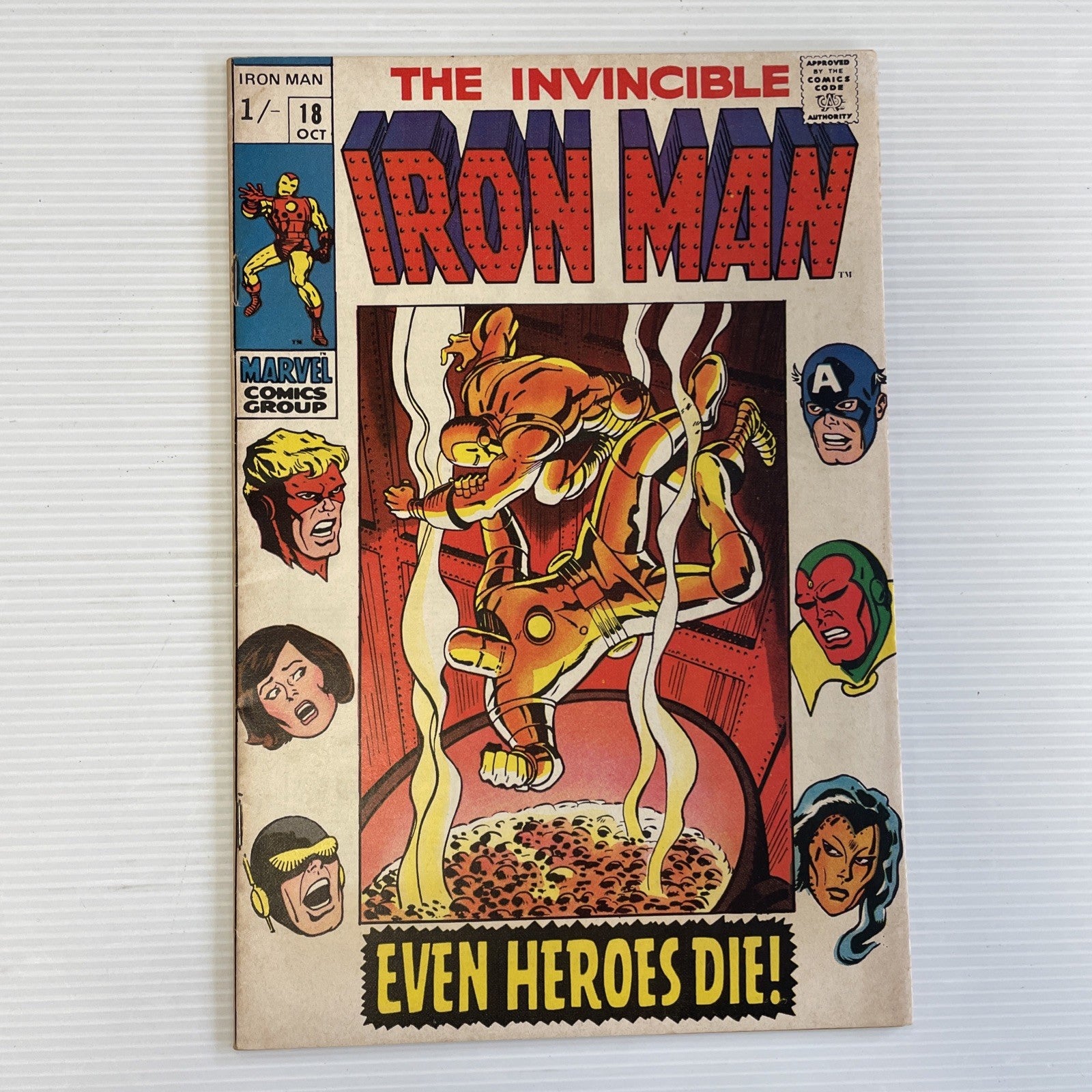 Iron Man #18 1969 FN Pence Copy (2)0