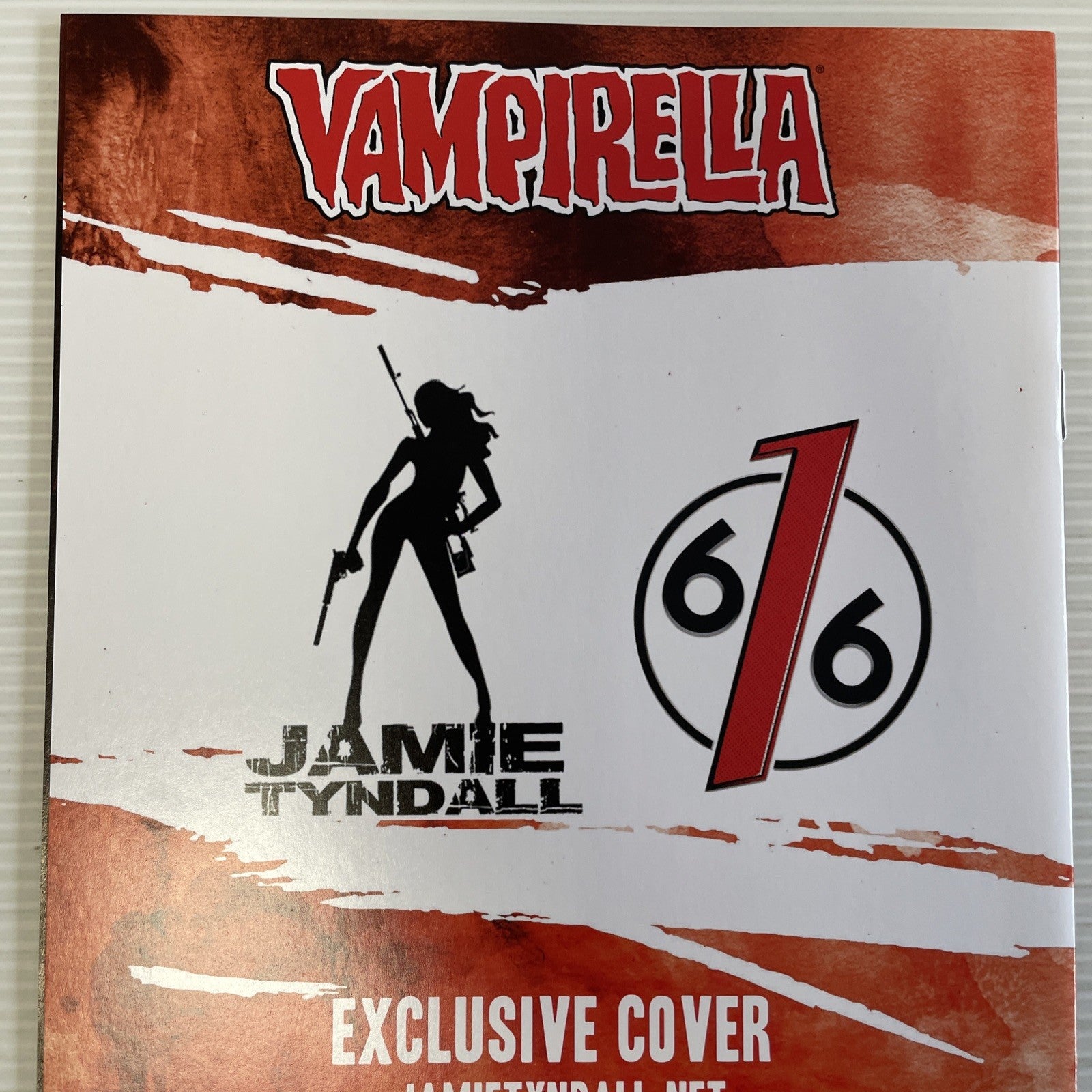 Red Sonja Vampirella #1 #2 2022 NM 616 Jamie Tyndall Virgin Connecting Fire10