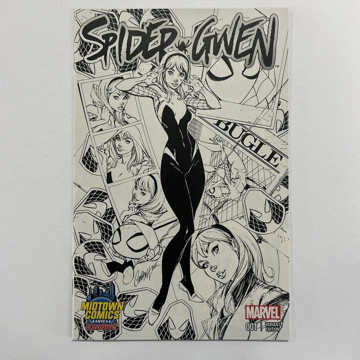 SpiderGwen #1 2015 NM J. Scott Campbell Sketch Variant Midtown Comics