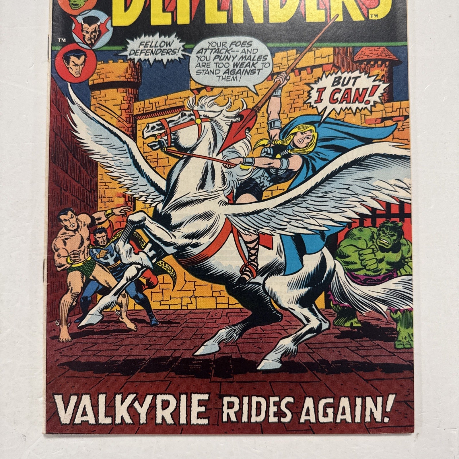 Defenders #4 1973 FN Valkyrie Joins Defenders Pence Copy2