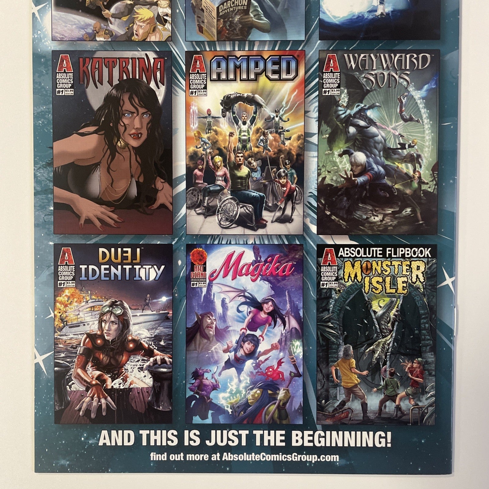 White Widow #1 2018 NM Foil Cover Absolute Comics Group 1st Print6