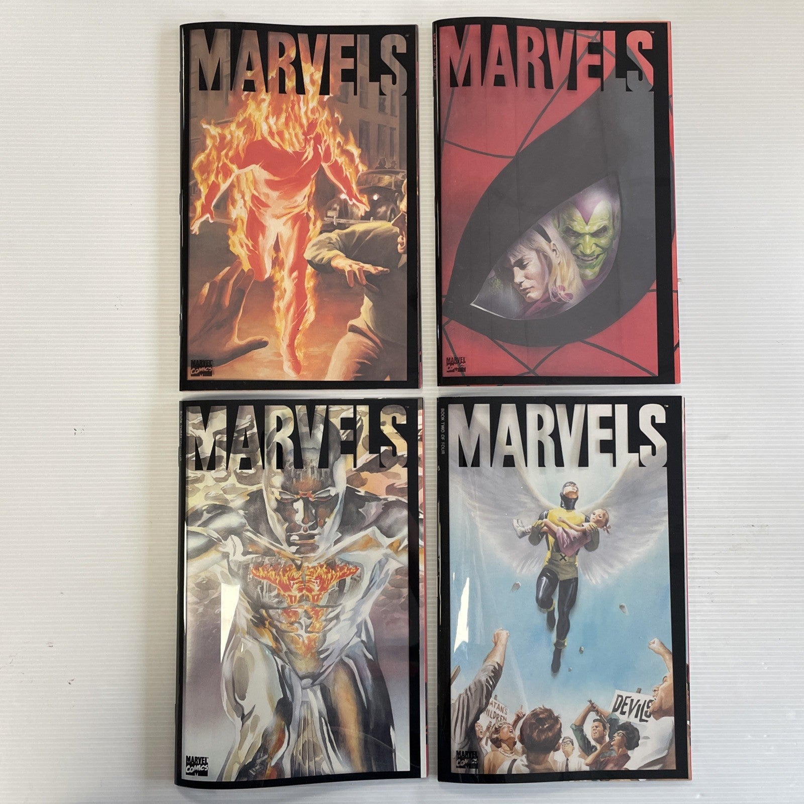 Marvels #1-4 1994 VF Acetate Covers0