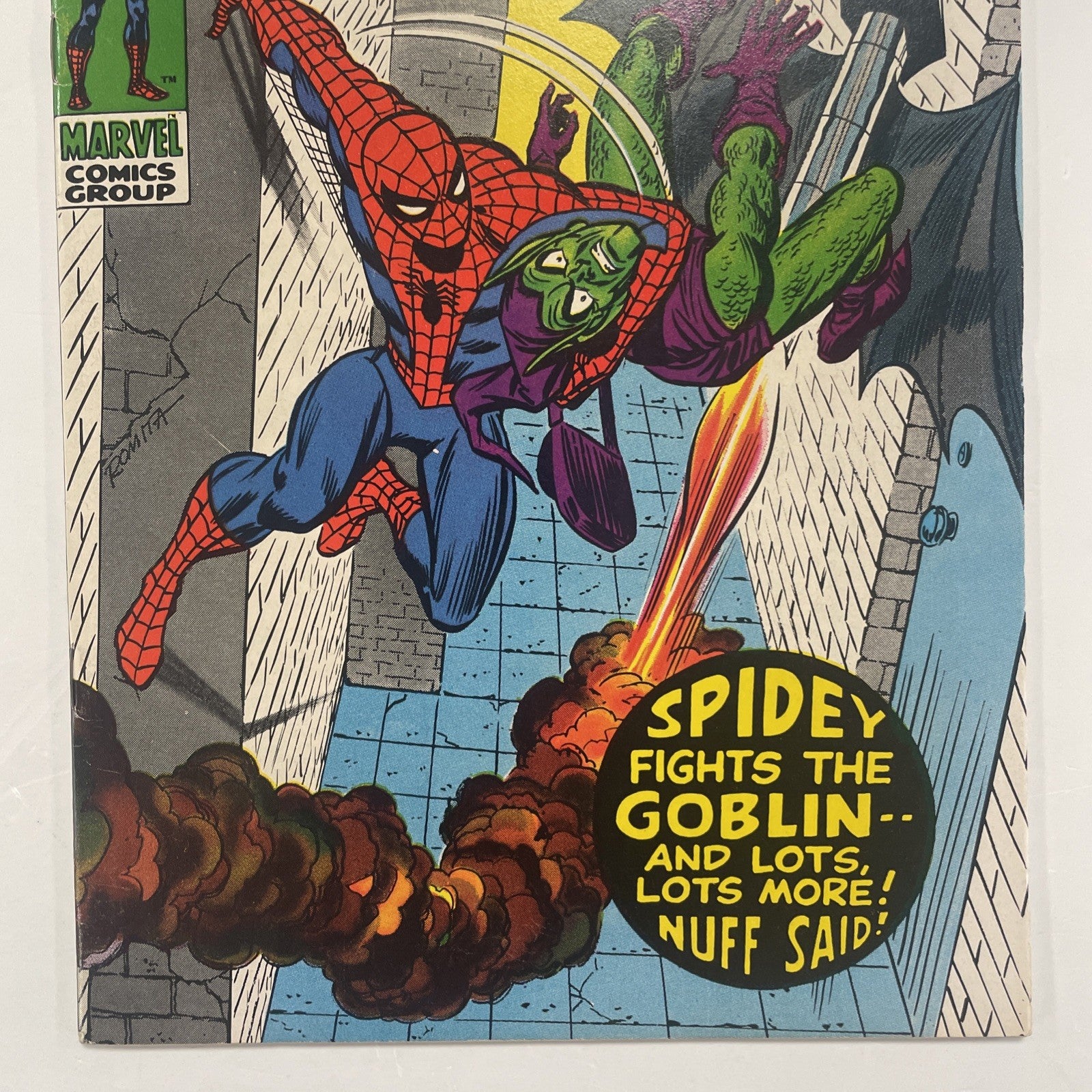 Amazing Spider-Man #97 1971 FN Pence Stamp No Comic Code *See Description2