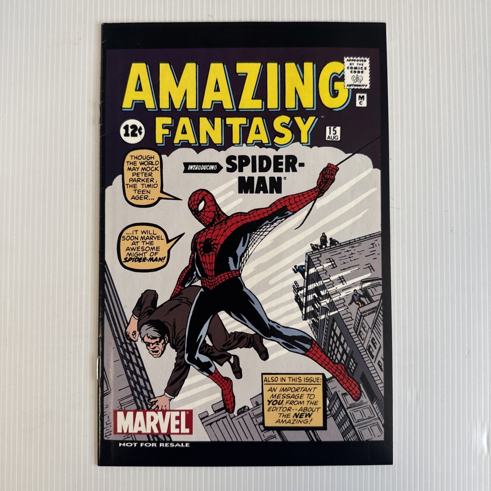 Amazing Fantasy #15 2002 FN Spider-man DVD Box Set Reprint Limited Edition0