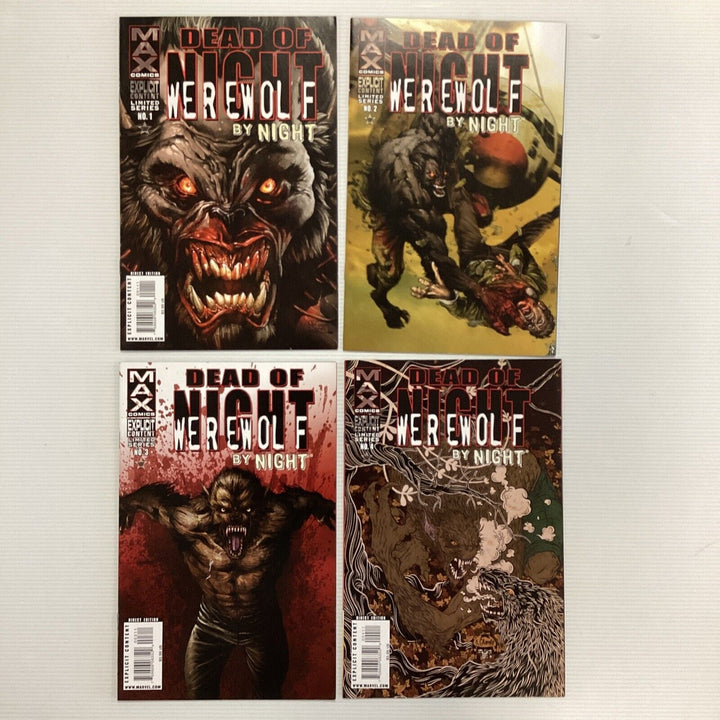 Dead Of Night -Werewolf By Night 1-4 2009 VF/NM  Complete Set