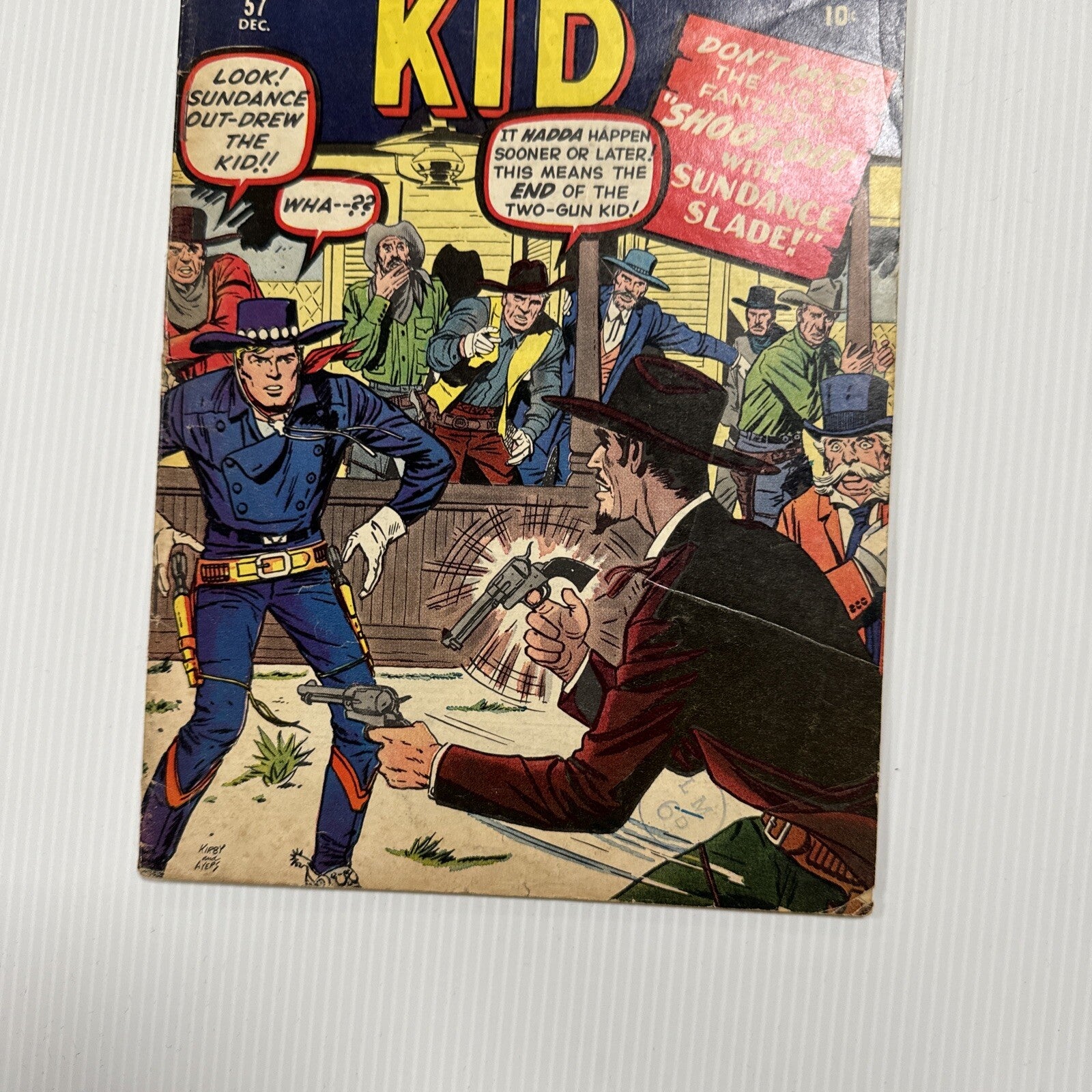 Two-gun Kid #57 1960 GD/VG Cent Copy Pence Stamp Kirby Cover2