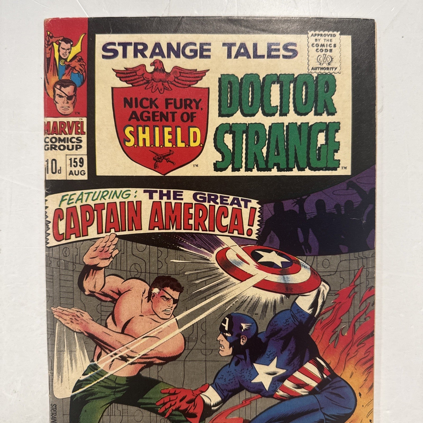 Strange Tales #159 1967 VG/FN Origin of Nick Fury Pence Copy1