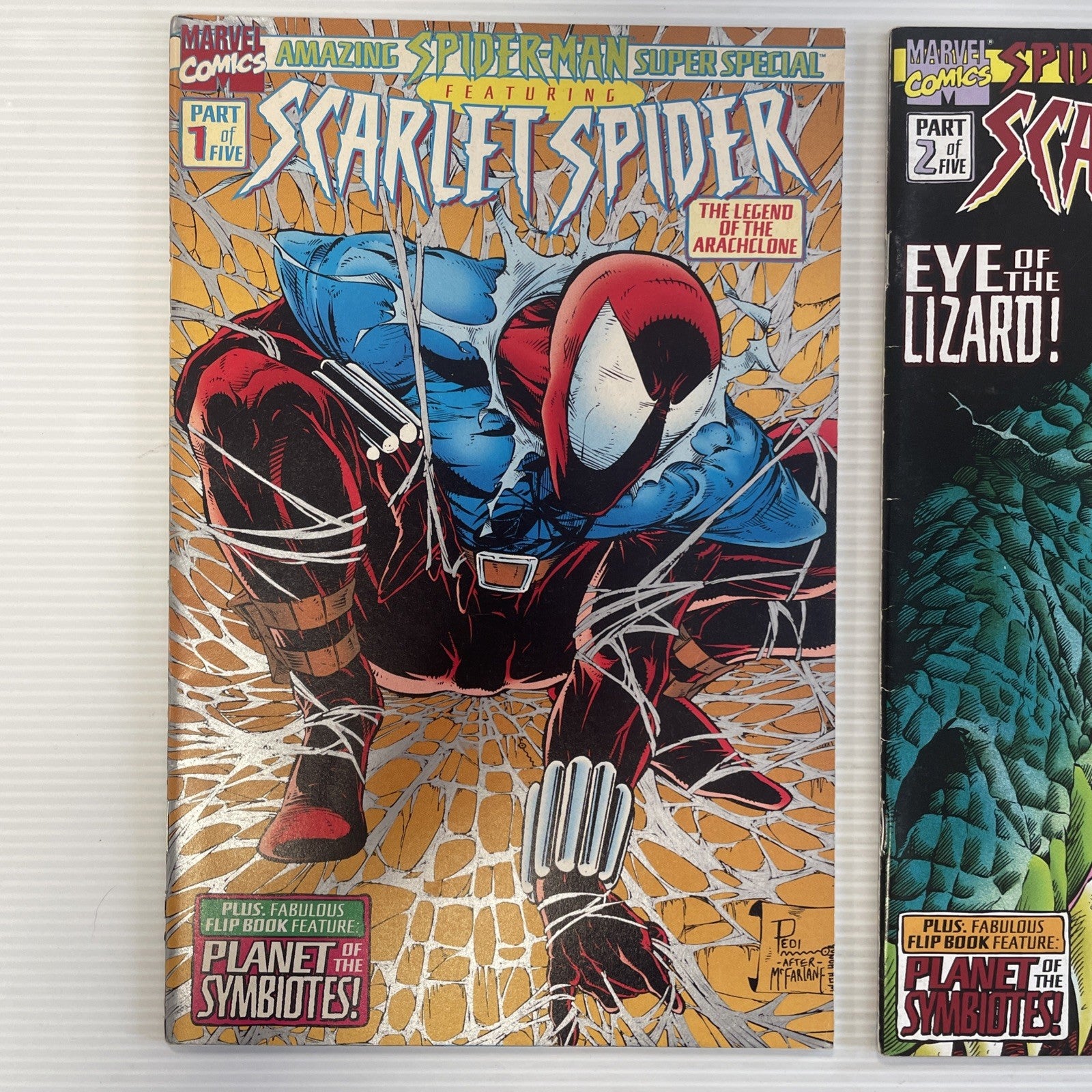 Spider-Man Super Special Planet of the Symbiotes #1-5 1995 Mid-Grades1